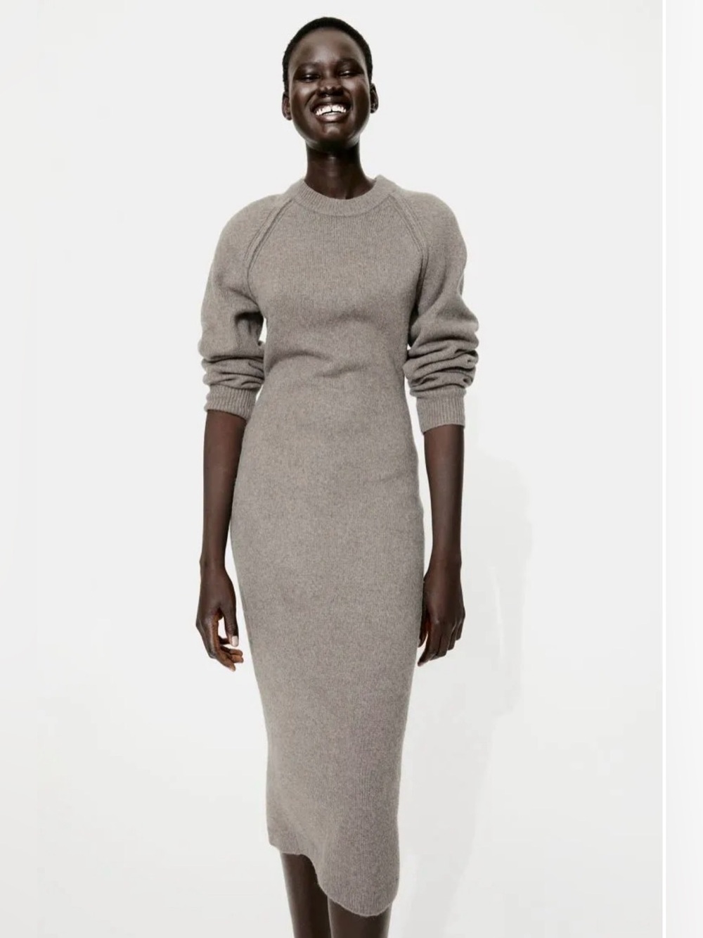 H&M Knitted Bodycon Dress